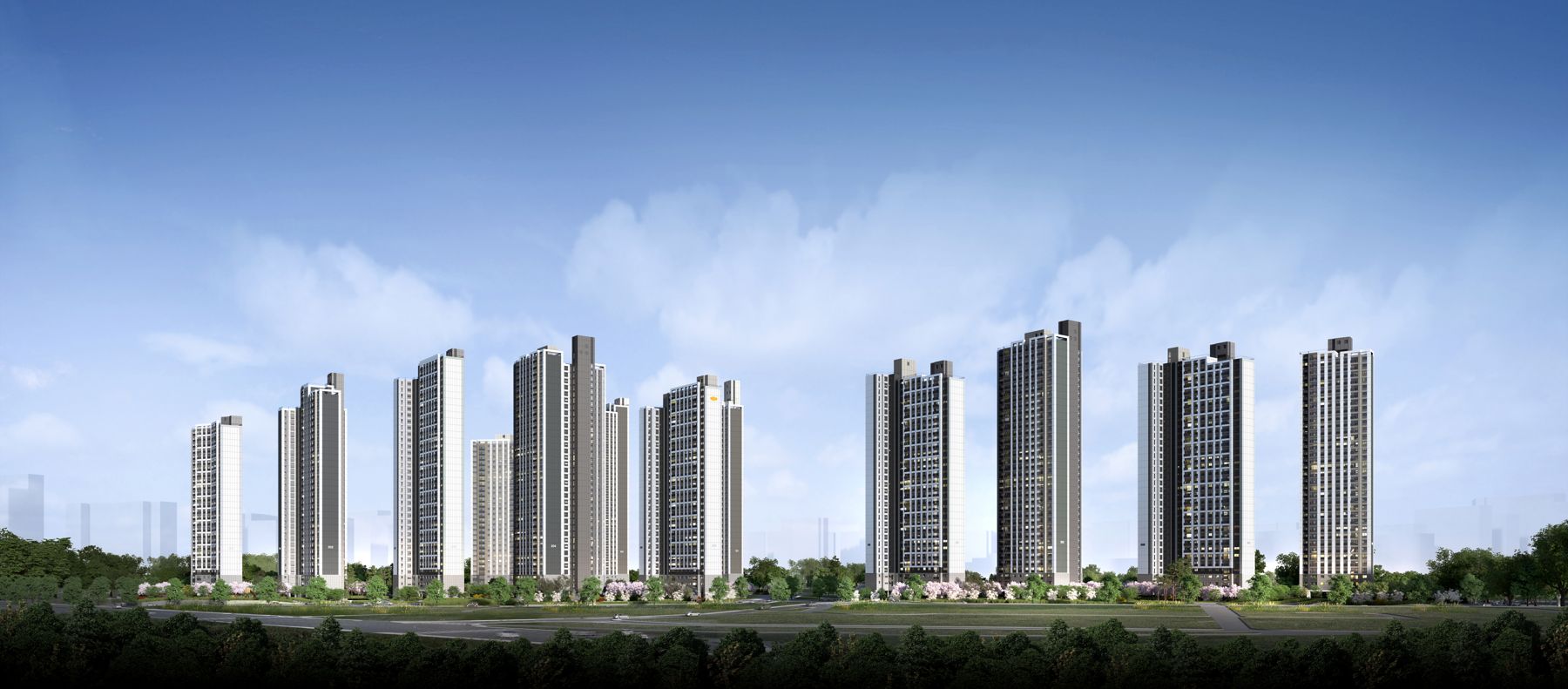 e편한세상 일산 메이포레 전경